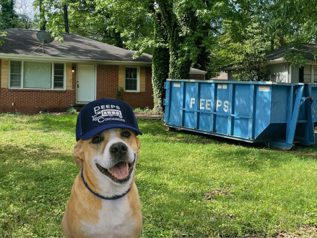 20 yard remodel Decatur - Peeps Containers Estate cleanout dumpster rental in Decatur GA by Peeps Containers