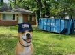 Estate cleanout dumpster rental in Decatur GA by Peeps Containers