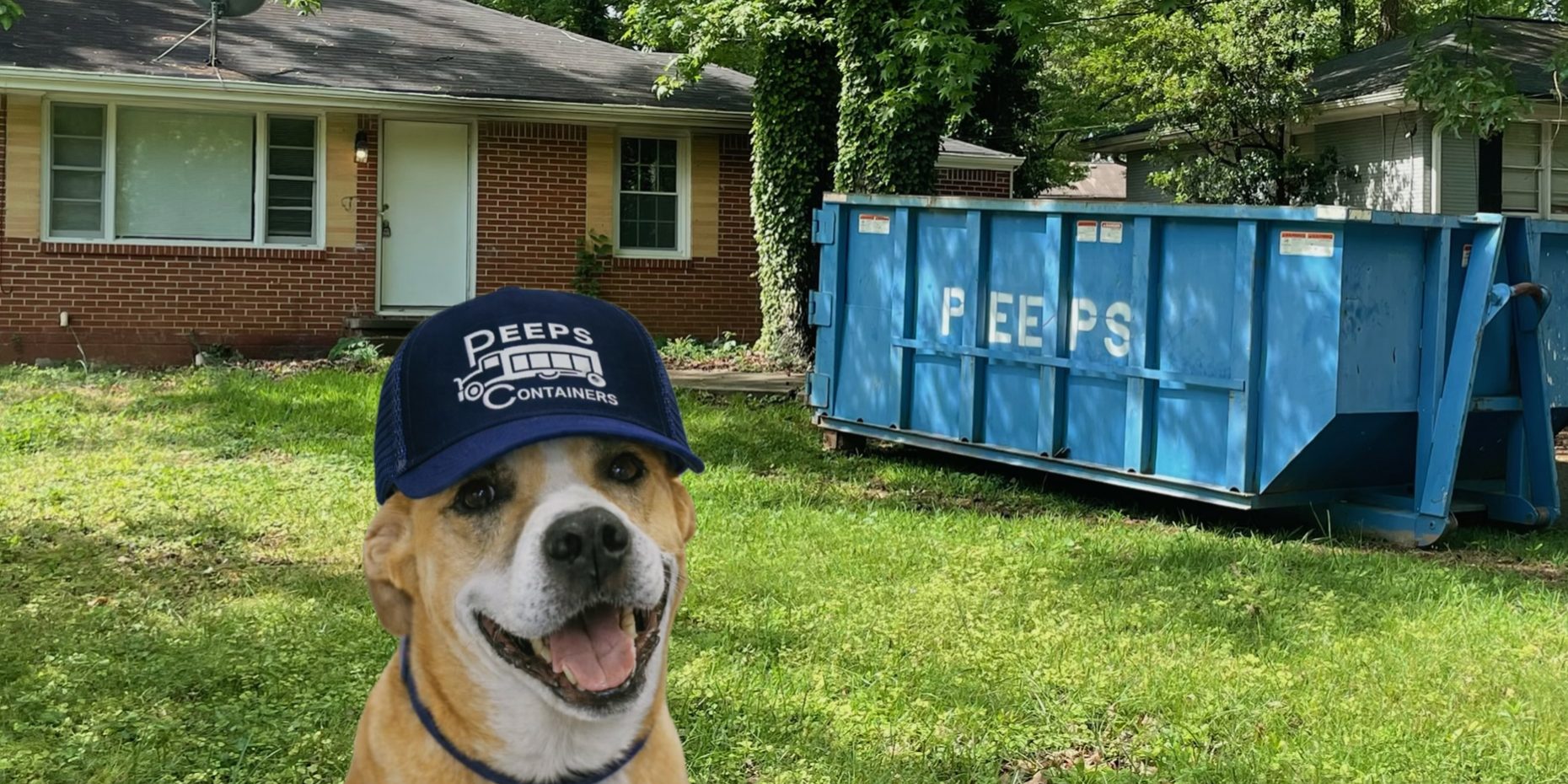 20 yard remodel Decatur Estate cleanout dumpster rental in Decatur GA by Peeps Containers